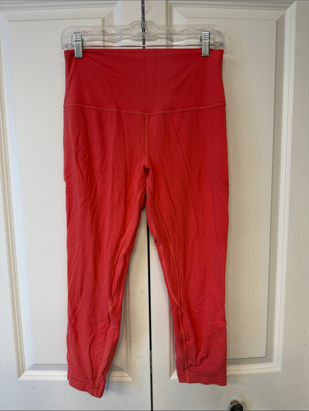 lululemon athletica Red High-Waist Leggings